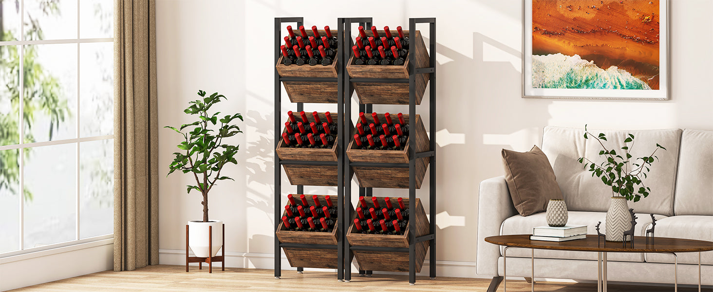  Freestanding Wine Storage Stand