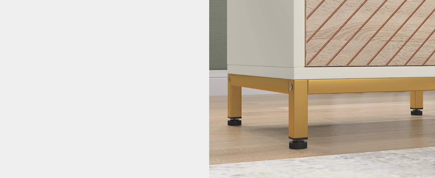 3-Drawer Nightstand Bedside End Table for Bedroom