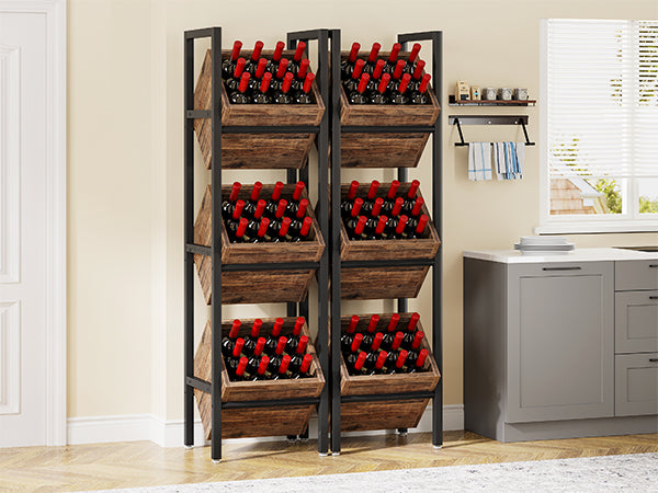  Freestanding Wine Storage Stand