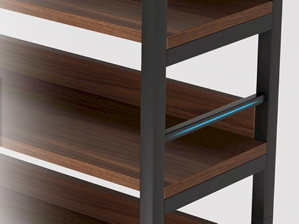 9-Tier Corner Shoe Rack, Freestanding Shoe Storage Shelf