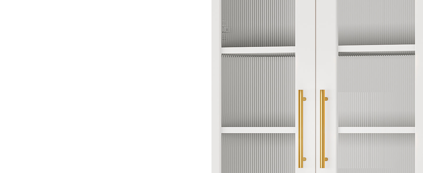 Freestanding Shoe Cabinet with Acrylic Doors and LED Lights